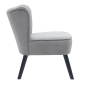 Dingle Grey Corduroy Chair