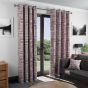 Delta Blush Ready Made Eyelet Curtains