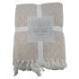Diamond Beige Throw 130x170cm