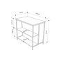 Detroit Oak Bar Table
