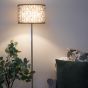 Bamboo Grey Floor Lamp