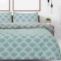 Ebony Green Cotton Rich Duvet Cover Set