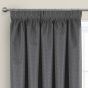 Eden Charcoal Blackout Ready Made Pencil Pleat Curtains