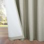 Eden Natural Blackout Ready Made Pencil Pleat Curtains