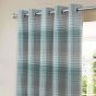 Elgin Teal Blackout Ready Made Eyelet Curtains