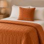 Ellie Burnt Orange Filled Cushion