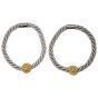 Fabio Silver Tie Back Pair