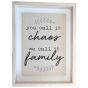 Family Chaos Sign