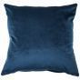 Feathers Indigo Filled Cushion
