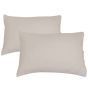 Flannelette Cream Pillowcase Pair