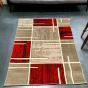 Galaxy Blocks Red Rug