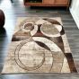 Galaxy Brown Abstract Rug