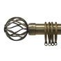 28mm Genoa Antique Brass Pole