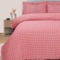 Gilly Pink Cotton Rich Duvet Cover Set