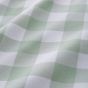 Gingham Sage Green Cotton Mix Duvet Cover Set