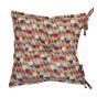 Graphic Multicoloured Seat Cushion