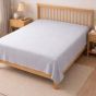 Flannelette Gray Flat Sheet