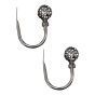 25/28mm Cairo Gun Metal Hold Back Pair