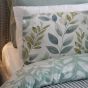 Hallie Green Cotton Mix Duvet Cover Set