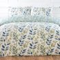 Hallie Green Cotton Mix Duvet Cover Set