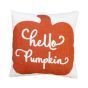 Hello Pumpkin Orange Filled Cushion