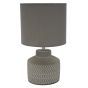 Herringbone Grey Table Lamp