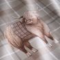 Highland Cow Natural Cotton Mix Duvet Cover Set