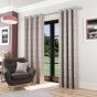 Horizon Blush Ready Made Eyelet Curtains