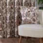 Jacobean Autumn Lined Ready Made Eyelet Curtains