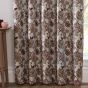 Jacobean Autumn Lined Ready Made Eyelet Curtains