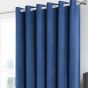 Juno Blue 90 x 90 Blackout Ready Made Eyelet Curtains
