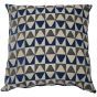 Kaleidoscope Navy Filled Cushion