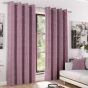 Kyoto Blush Blackout Ready Made Eyelet Curtains