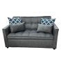 Lagan Dark Grey 2 Seater Sofa Bed