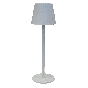 LED Touch White Table Lamp