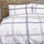 Houndstooth Lilac Flannelette Duvet Cover Set