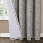 Linton Grey Blackout Ready Made Eyelet Curtains