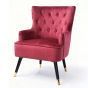 Loretta Wine Red Armchair