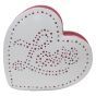 Love White & Pink Ceramic Table Lamp