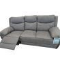 Lynx Grey 3 Seater Sofa