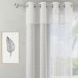 Madrid Eyelet White Voile Panel