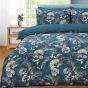 Malay Teal Cotton Rich Duvet Cover Set