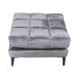 Malmo Grey Chair & Foot Stool