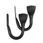 28mm Kai Matte Black Hold Back Pair