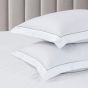 200 Thread Count Mayfair White 100% Cotton Duvet Cover Set