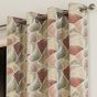 Miami Terracotta Ready Made Eyelet Curtains