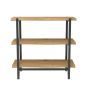 Monaco Oak 3 Tier Shelf Unit
