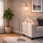 Nashville Chrome Floor Lamp