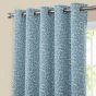 Nova Blue Thermal Blackout Eyelet Curtains