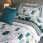 Osaka Green Cotton Rich Duvet Cover Set